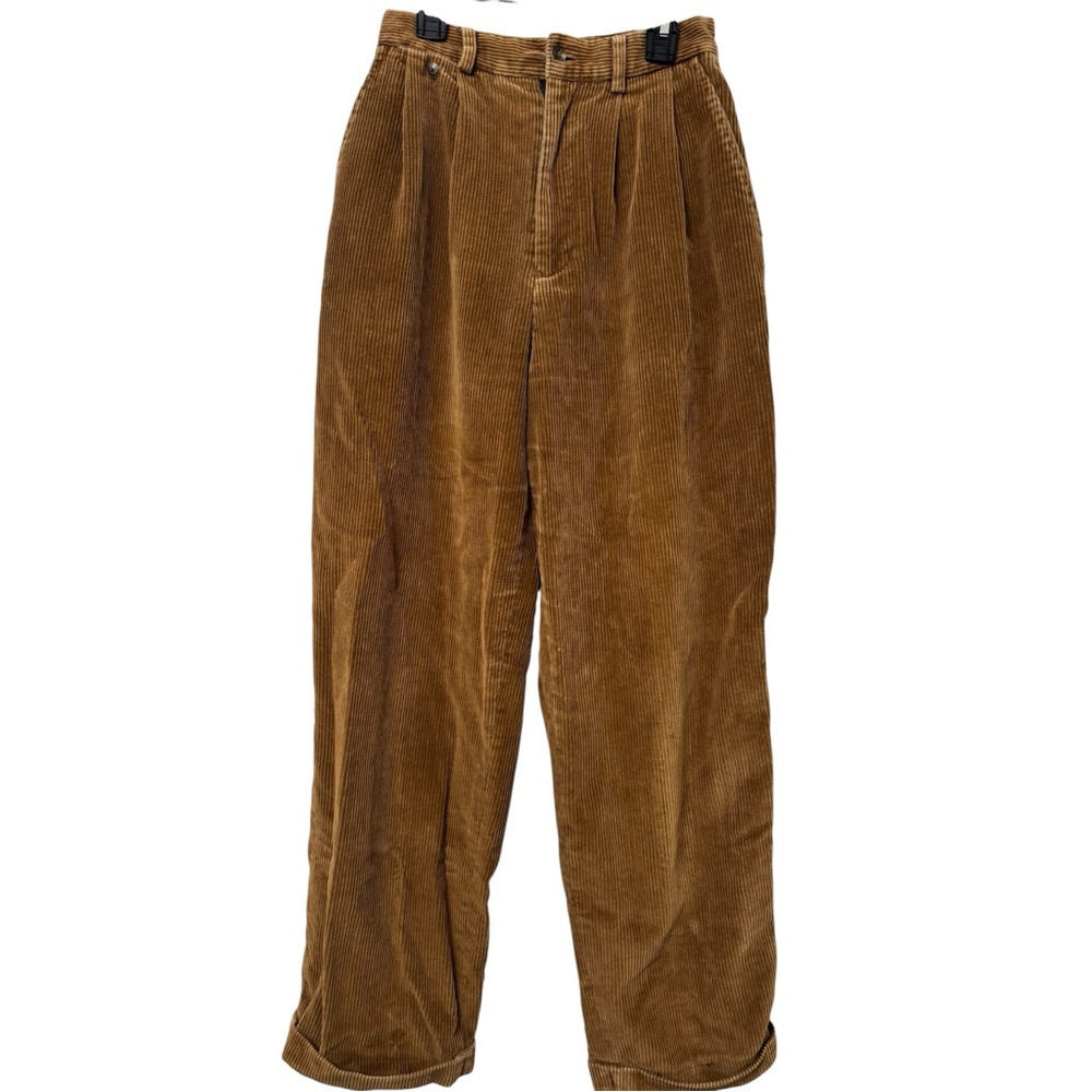 Women's Ralph Lauren Vintage Brown Corduroy Pants 4 Grunge